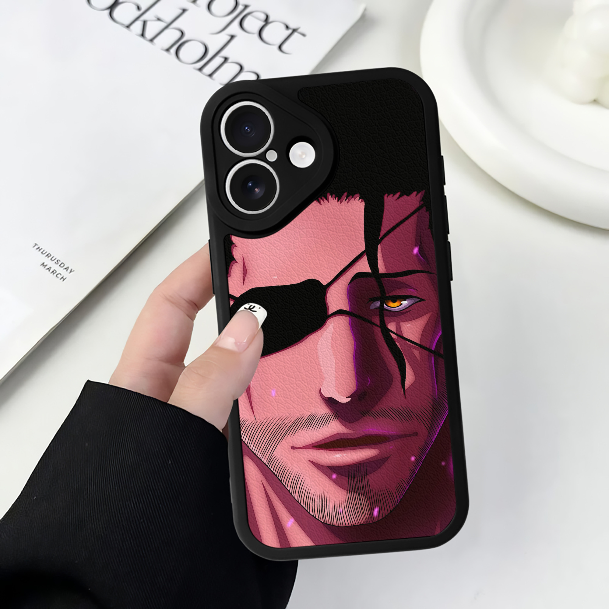（画像用） ブリーチ BLEACH 【iPhone 16シリーズ対応】シリコンスマホケース（レザー調） 材質：シリコン